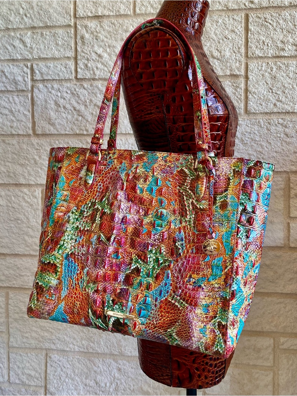 ❤️GORGEOUS “APRIL” Brahmin XL Tote ❤️ - Picture 16 of 16